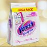 Tira Manchas em Pó Vanish Crystal White Oxi Action 2,5kg para roupas brancas