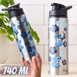 Garrafa térmica Silver Buffalo Lilo e Stitch, aço inoxidável, 740 ml
