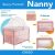 Berço Nanny, Cosco, Rosa Rajado
