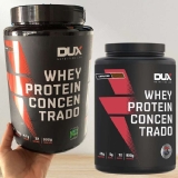Whey Protein Concentrado Pote (900G) – Sabor Chocolate, Dux Nutrition