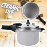 Panela de Pressão Brinox 4,2L Cinza Ceramic Life Pressure