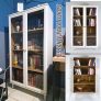Estante Para Livros Ditália 2 Portas Vidro