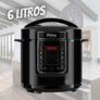 Panela de pressão, Digital inox Ppp01p, 6L, Preto, 110v, Philco