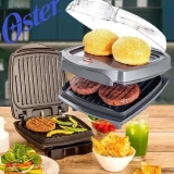 Grill Elétrico Oster Burguer 2 em 1 com Estufa