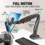 Suporte Ergonômico Articulado de Mesa com Pistão a Gás 17” a 35”