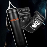 Kit Saco De Pancada Profissional Reforçado 120 cm + Luva Bate Saco Gorilla