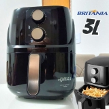 FRITADEIRA AIR FRY BRITÂNIA BELLA CUCCINA 3L