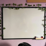 kit Quadro Branco Moldura MDF REVESTIDO