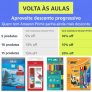 Volta as aulas – Desconto progressivo em material escolar