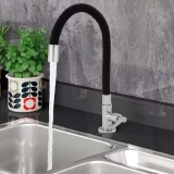 Torneira Gourmet para Cozinha de Mesa Nell – Flexível Cromada