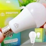 Lâmpada Inteligente Positivo Wi-Fi RGB E27 9W