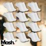 Kit 12 Pares Meia Invisível Mash Unissex