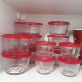 Conjunto de Tigelas de Vidro 10 Peças Copo