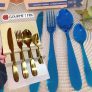 Faqueiro 16 Peças Lovers Azul Gourmet Mix