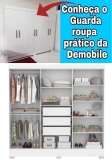 Guarda-roupa Casal 6 Portas 3 Gavetas Demóbile Prático