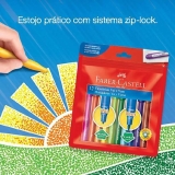 Canetinha Vai e Vem 12 Cores, Faber-Castell