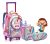 Kit Mochila Rodinha Infantil Feminino Grande Menino C/ Alça