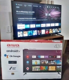 Smart TV Aiwa 43”, Android, Full HD, Borda Ultrafina, HDR10