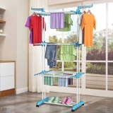 Varal Roupas Retrátil Articulado Dobrável Vertical