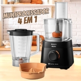 Multiprocessador PowerChop 600 Plus, Philips Walita, 4 em 1