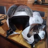 Capacete Aberto Mixs Way Viseira Fume Branco 58