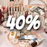 40% off em Produtos de Beleza