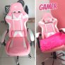 HAVIT CADEIRA GAMER – GC933 ULTIMATE – ROSA E BRANCA