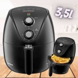 Fritadeira Elétrica sem Óleo/Air Fryer Mondial Pratic AF-31 Preta 3,5L