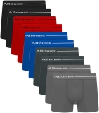 Kit 10 Cuecas Boxer Altomax Microfibra Box Sortida