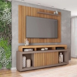 Rack para TV até 70” com Painel 1 Porta Caemmun Aegon