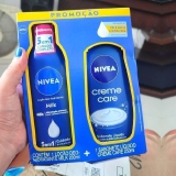 NIVEA Kit Loção Hidratante Milk Pele Seca a Extrasseca 200ml + Sabonete Líquido Creme Care 250ml