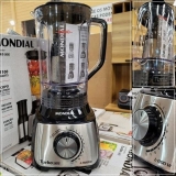 Liquidificador Turbo, Mondial, Preto/Inox, 1100W