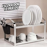 Escorredor 12 Pratos C/dispenser New 2099/492 Brinox