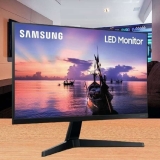 Monitor Gamer Samsung T350 24” FHD, Tela Plana, 75Hz