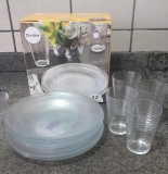 Aparelho de Jantar 12 Peças Duralex de Vidro Diamante