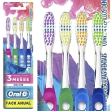 Escovas Dentais Oral-B Indicator Color Collection 4 unidades