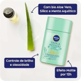 NIVEA SUN Protetor Solar Fluido Facial Tripla Proteção Controle de Oleosidade FPS 65 40ml