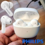 Fone de ouvido sem fio TWS Philips bluetooth com microfone