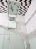 Chuveiro elétrico de parede Lorenzetti Acqua Ultra Duo branco 5500W 127V