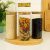 Kit 3 Potes Hermetico para Mantimentos Vidro com Tampa Bambu 1100ml – Class Home