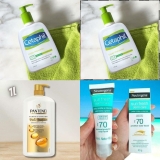 Cetaphil 473ml R$ 66, Pantene 1L R$ 37, Neutrogena 40g R$ 33