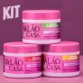 Kit Máscara Cronograma Nutrição Hidratação e Reconstrução Eico Salão Em Casa Tratamento Capilar