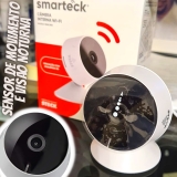 Steck, Câmera Inteligente Steck Ambiente Conectado, Segurança Interna, Wi-Fi, Branca