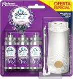 Glade Aromatizador de Ambiente Toque de Frescor Aparelho + 3 refis Lavanda com 12ml cada