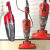 Aspirador De Pó Vertical 2 Em 1 Clean Speed 1000w Wap Cor Vermelho/Preto 220V