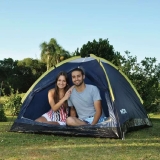 Barraca De Camping 2 Pessoas Verde Impermeável C/ Bolsa Mor