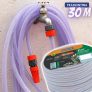 Mangueira Flex para Jardim, com Engates Rosqueados e Esguicho, Tramontina, 30M