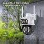 Câmera IP Sem Fio de Segurança Externa HD 3MP IP66
