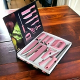 Facas Em Inóx Profissional Luxo Pra Churrasco Cozinha