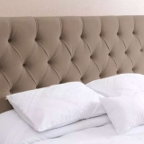 Cabeceira de cama box Kasabela Paris Casal 140cm x 58cm Camurça